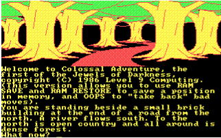 Colossal cave adventure MS-DOS version