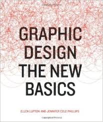 Image is of the cover of Graphic Design: The New Basics, which features the title centered in black text, with a swirling pattern of red lines covering the top two-thirds of the image.