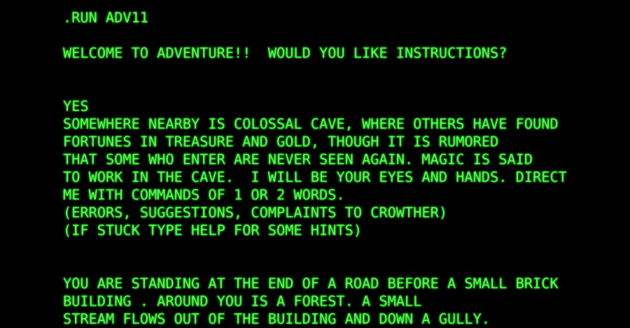 colossal cave adventure intro