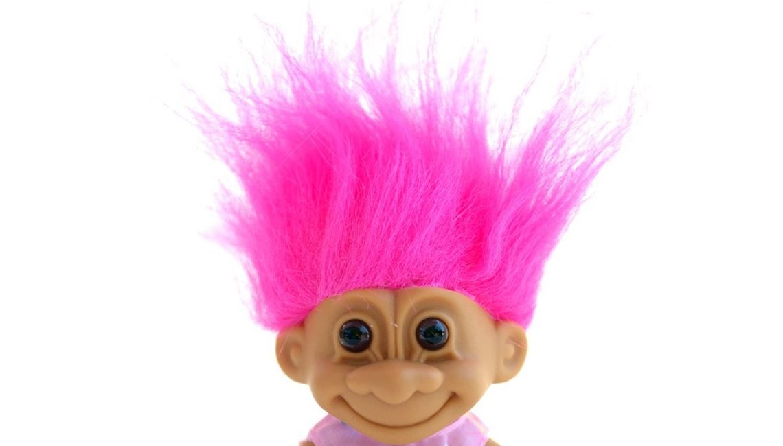 Image of a child's troll doll