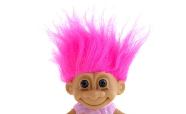 Image of a child's troll doll