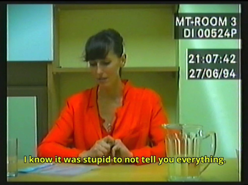 Screen capture from the game with subtitles displayed.