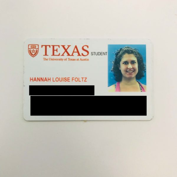 Redacted ID card